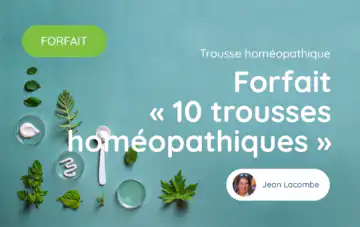 Forfait « 10 trousses homéopathiques de 1ers soins »